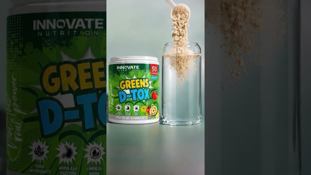 𝗚𝗥𝗘𝗘𝗡𝗦 𝗗-𝗧𝗢𝗫 | Mejora tu digestión con Innovate Nutrition